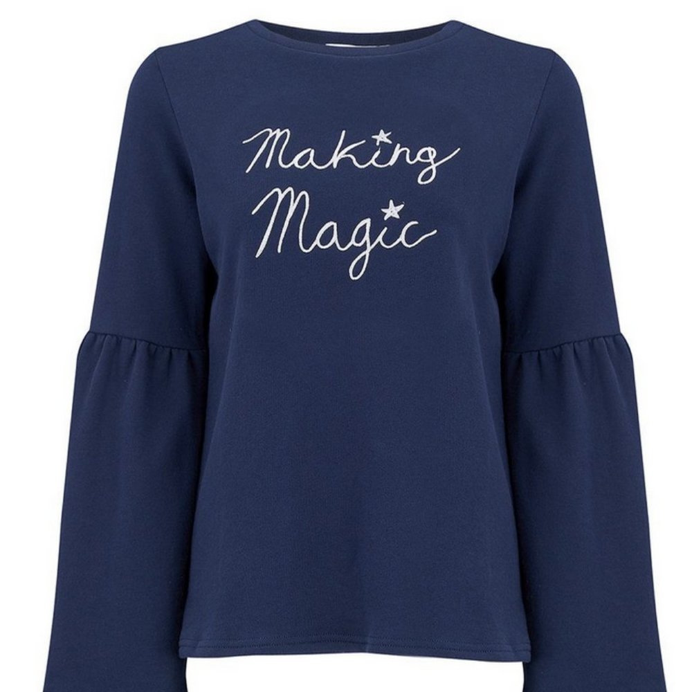 🆕 Making Magic Christy Top - Navy - Picture 3 of 9